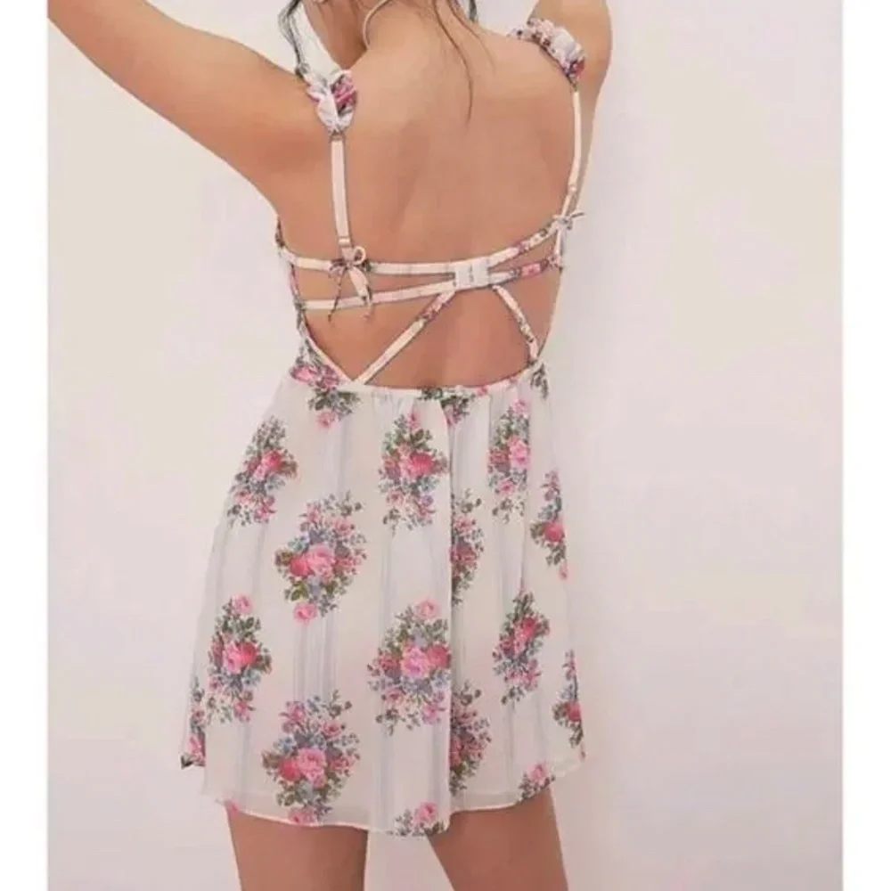 NWT For Love & Lemons Lailah Slip Dress - Picture 7 of 8